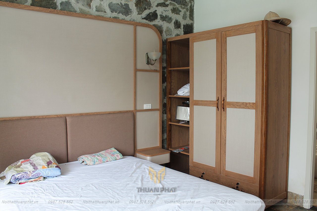 Nội thất căn biệt thự ven hồ Flamingo Đại Lải - 3 phòng ngủ & 1 phòng bếp